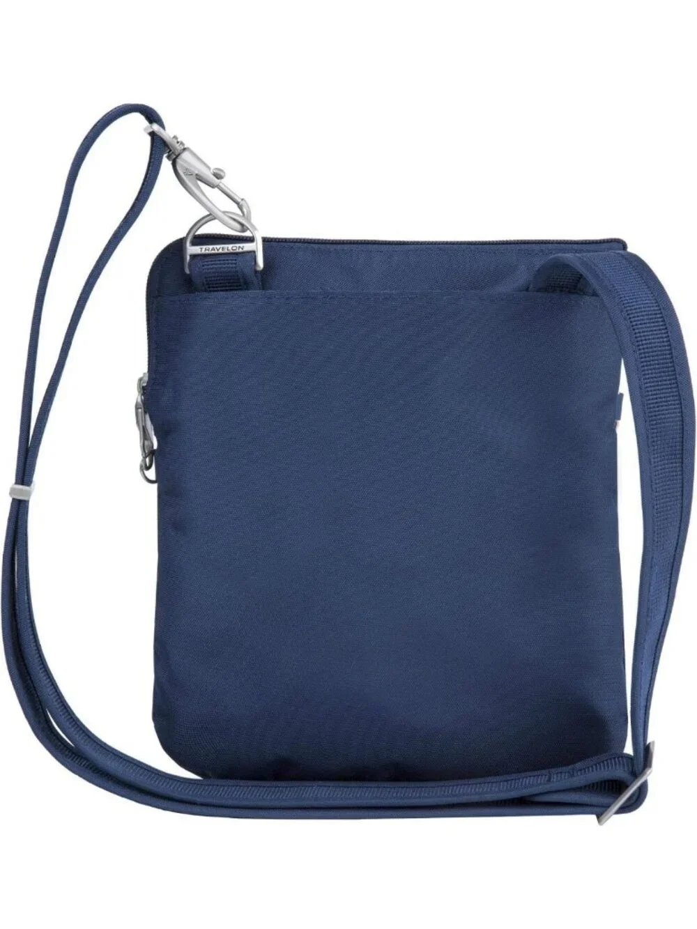 Anti-Theft Classic Slim Double Zip Crossbody Bag for Travel & Everyday Use